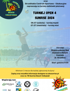 Turniej Open 4 Sunrise - turniej męski